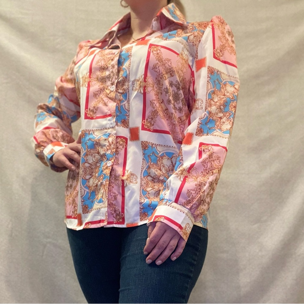 Multi Colored Button Up! - Picture 2 of 3